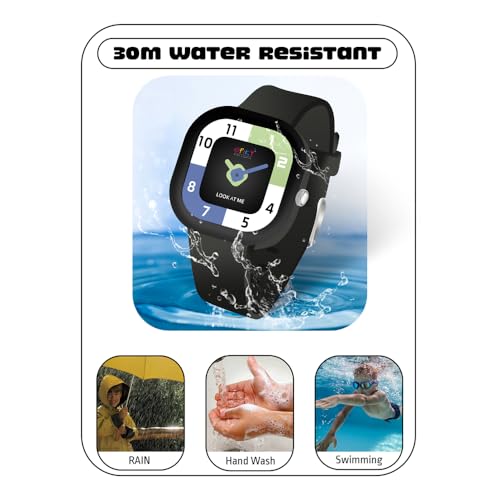 Image of SPIKY Analog Watch for Kids | Water Resistant, Scratch Proof & Lightweight | Durable Silicone Strap | Unisex Best Birthday Gift | Analogue Wrist Watches for Girls & Boys | Age 2-14 yrs