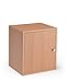 G.A. Cubotto Ad Anta Jolly - Complemento Ad Anta in Finitura Faggio - Cubo componibile - Cubo da Parete con Apertura ad Anta - L.48xP.35,5xH.48 cm - Made in Italy