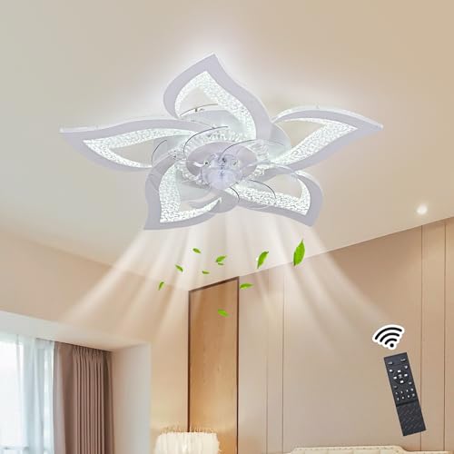 Oninio Ventilatore da Soffitto con Luce Ventilatore LED Dimmerabile con Telecomando 6 velocidades...