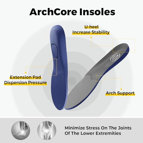 Image of FitVille Men's Extra Wide Slip on Walking Shoes with Arch Support Men Slip on Sneakers for Foot Pain Relief-Stepease V2