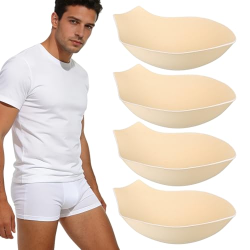 Slip Rembourré Noir avec Coussinet Éponge Perforée Homme