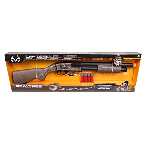 Nkok Realtree Pump Action Toy Shotgun 25027, Wood Grain And Black Design Give The Toy Shotgun A Quality Look, Allows For Pretend Play, Realistic Sounds, Perfect For Ages 4 And Up #TOP1