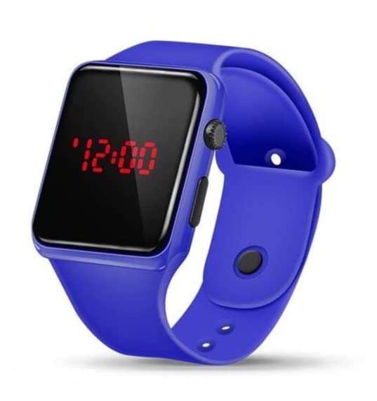Square LED Multi-Functional Automatic Sports Watch for Mens Kids Watch for Boys, Girls, Women Blue (B0BBWNH1JX) Amazon Price History, Amazon Price Tracker