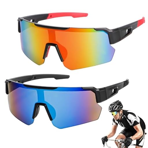 WuGU Gafas de Sol Deportivas Polarizadas - 2 Unidades Para Hombre y Mujer - UV400, Ciclismo, Conducción y Actividades Al Aire Libre | Ya disponible en tu tienda friki favorita! En mundofriki.es! WuGU Gafas de Sol Deportivas Polarizadas - 2 Unidades Para Hombre y Mujer - UV400, Ciclismo, Conducción y Actividades Al Aire Libre | Ya disponible en tu tienda friki favorita! En mundofriki.es!