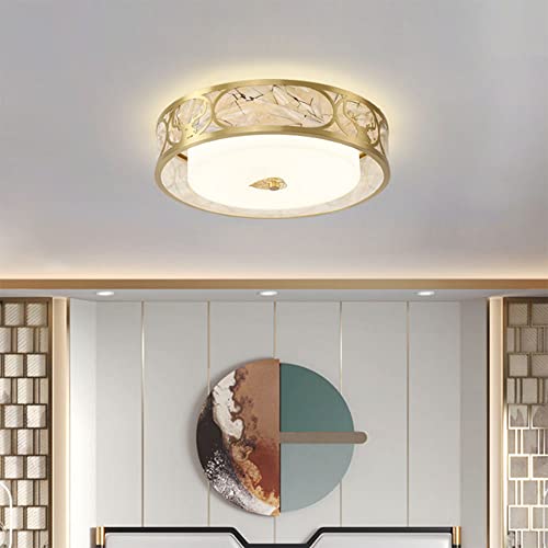 Éclairage de plafond rond dimmable plafonnier design scandinave 50 cm