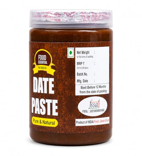Image of Food Essential Arabian Dates Paste 700 gm. [Pure Date Paste, Healthy]