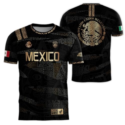 RustField Co. Mexico Soccer Jersey Men Mexico Jerseys Men Mexican Jersey for Mens Mexican Soccer Jerseys for Mens 1 (L)