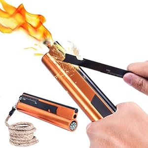 Flint and Steel Fire Starter Kit 7-...