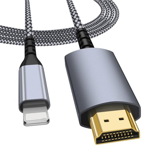 yMF-iFؕizBOIOT HDMIP[u iPhone hdmiϊP[u 2M CgjO HDMI ϊP[u dsv 1080PʒxȂ gт̉ʂeɉf o i0S17 16 15 14 13ŐVΉ