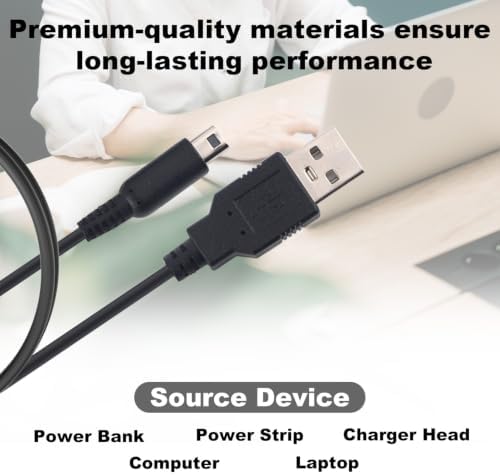 Charger USB Cable for Nintendo, 47in Power Cord USB C Charging Cable Compatible with New 3DS (XL/LL), 3DS (XL/LL), New 2DS, DSI, and 2DS (Not for DS/DS Lite) — 사진 3