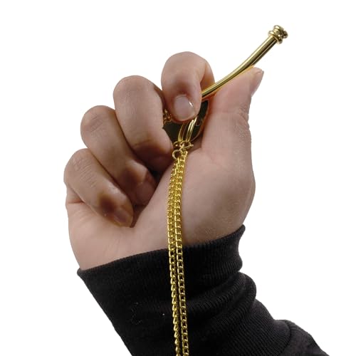 Silbato Náutico Rothco con Cadena Larga Dorado miniatura 4