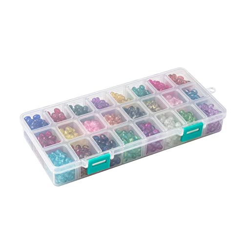 Perles d'espacement en vrac BEEFLYING en verre de haute qualité - 7