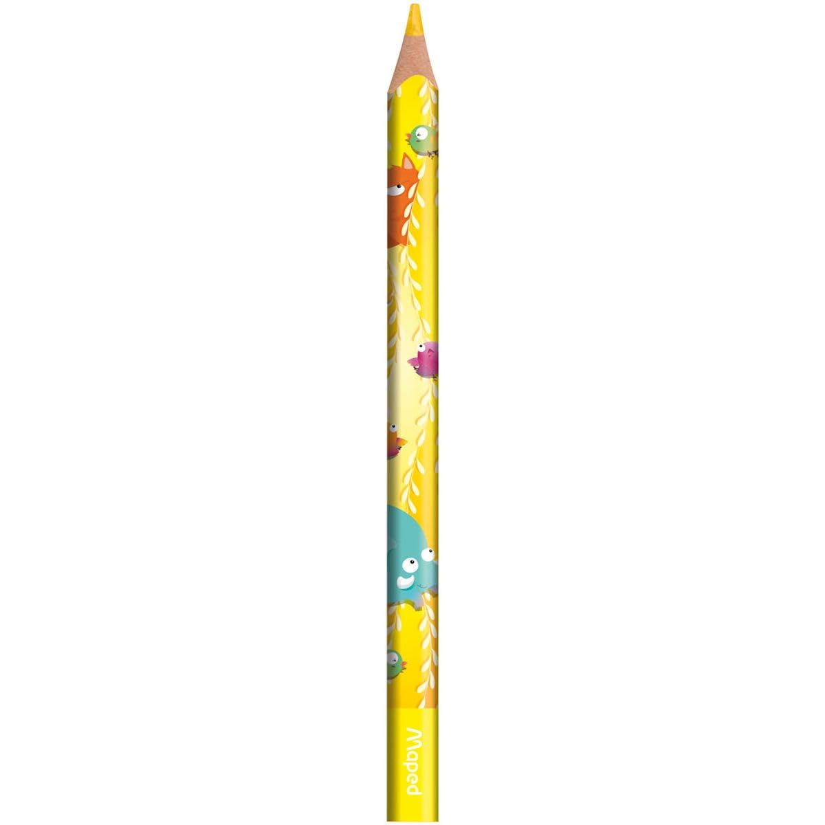 Maped Jungle Fever Coloured pencils for Toddlers and Children from 2 years, Maxi pencils, Decorated coloured pencils - Image 4