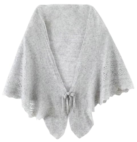 Women's Cashmere Shawl Wrap Knit Button Scarf Warm Shoulder Cape for Fall Winter Trendy 2025 Knitted Cover-Up