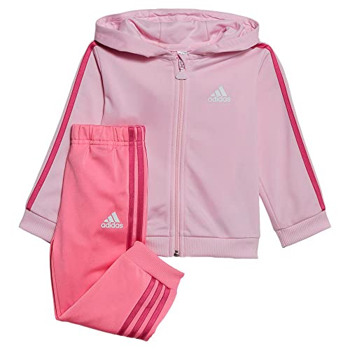 adidas Unisex Baby Youth/Baby Jogger I 3S Shiny Ts, Top:Clear Pink/Preloved...