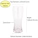 BPFY 6 Pack 16oz Pilsner Beer Glasses, Bar Glassware, Drinking Glasses for Home Kitchen Entertainment