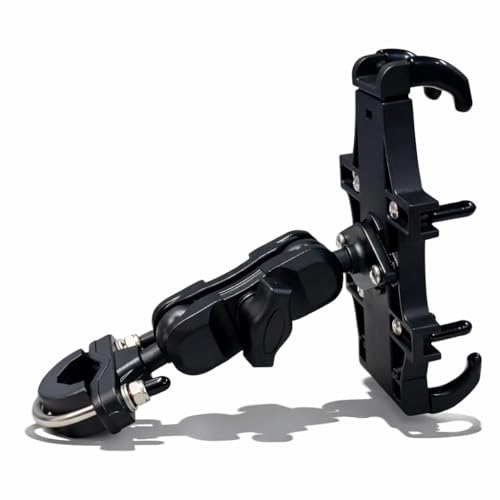 Image of Heavy Duty Bike Mobile Holder | 360 Rotation | Universal Phone Mount for Motorcycle & Scooter | Handlebar Mobile Stand