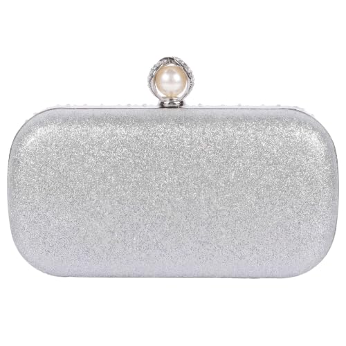 Image of M106 Glitter Clutch Purse For Women Sparkly evening bags Prom Party Handbag Rose Gold
