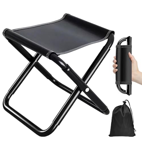XPJBKC Campinghocker Faltbar, Tragbarer Klapphocker Faltbar mit...