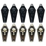 CONGARTENO 10 Piezas Dijes de de Metal Resistentes para Manualidades DIY Colgantes Góticos para Pulseras y Llaveros Accesorios Prácticos y Duraderos para Joyería Artesanal