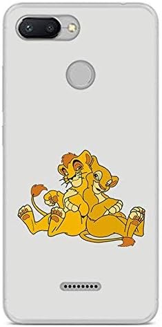 Tumundosmartphone Funda Gel TPU para XIAOMI REDMI 6 diseño Leones Dibujos