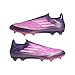 Adidas Unisex-Adult F50 League Laceless Firm Ground/Multi Ground Lamine, Unity Purple/White/Lucid Lemon, 10