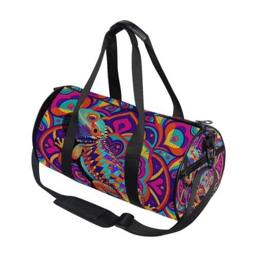 Bolsa de gimnasio con dragón para tus días de viaje y deporte activo