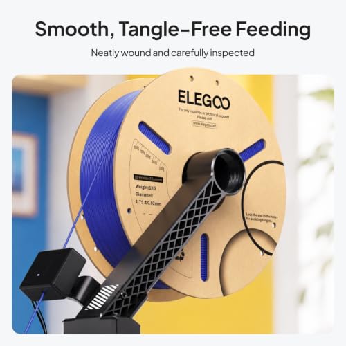 Image of ELEGOO PLA 3D Printer Filament 1.75mm 4KG White /Brown /Neon Green /Purple