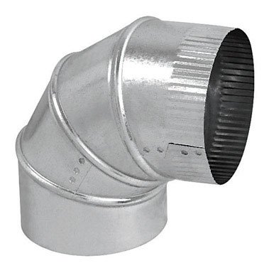ImperialManufacturing Adjustable Elbow 5" Dia. Galvanized 0-90 Deg.