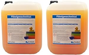 FABA Flüssigwaschmittel Orange 2 x 10L Konzentrat