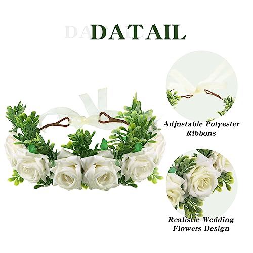 Collier de fleurs pour chien Honoson couronne confortable taille L