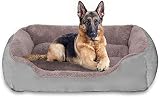 Utotol Dog Beds for Large Dogs, Washable Large Pet Dog Bed Sofa Firm Breathable Soft Couch for Jumbo