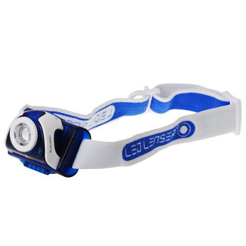 Linternas Frontales Zweibrüder Led Lenser SEO 7R - Linterna frontal recargable Azul 6107