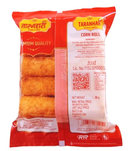 Image of Corn Roll Thai Chilli (4 Pack of 90g) Spicy Pola Snacks Free Cheese ball Packet inside | Corn Puff Corn Balls | Spicy Pola Snack for Anytime Snacking Snacks Combo