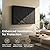 KHOMO GEAR Outdoor TV Cover - Panther Series - Universal Weatherproof Protector for 55-58 Inch TV - Fits Most Mounts & Brackets