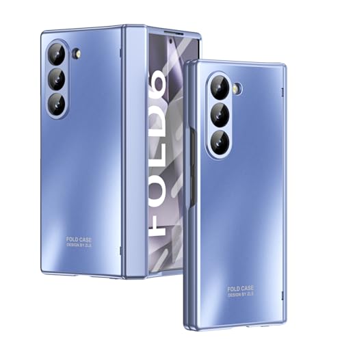 Coque Samsung Z Fold7 5G 2025 Sawiqpd avec protection intégrale antichoc rigide bleue