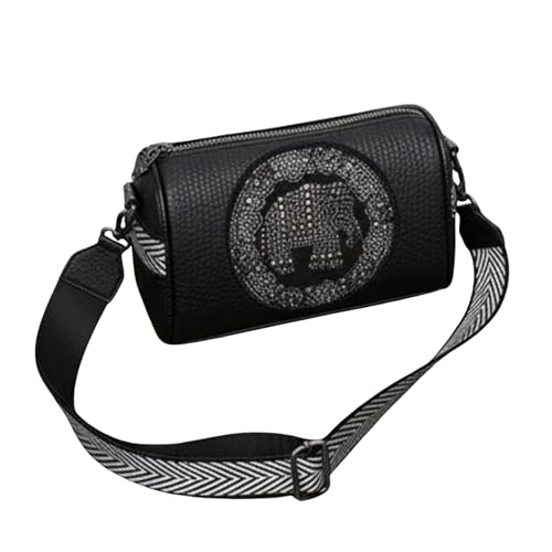 Image of Elephant Studded Sling Bag | Designer Broad Strap Shoulder Bag for Women
