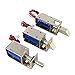 NSIXSURIM Small Lock electromagnetic Door Lock DC 12v 24v Magnetic Lock Electronic Lock Stroke 10mm Electromagnet Solenoid (LY-03B)