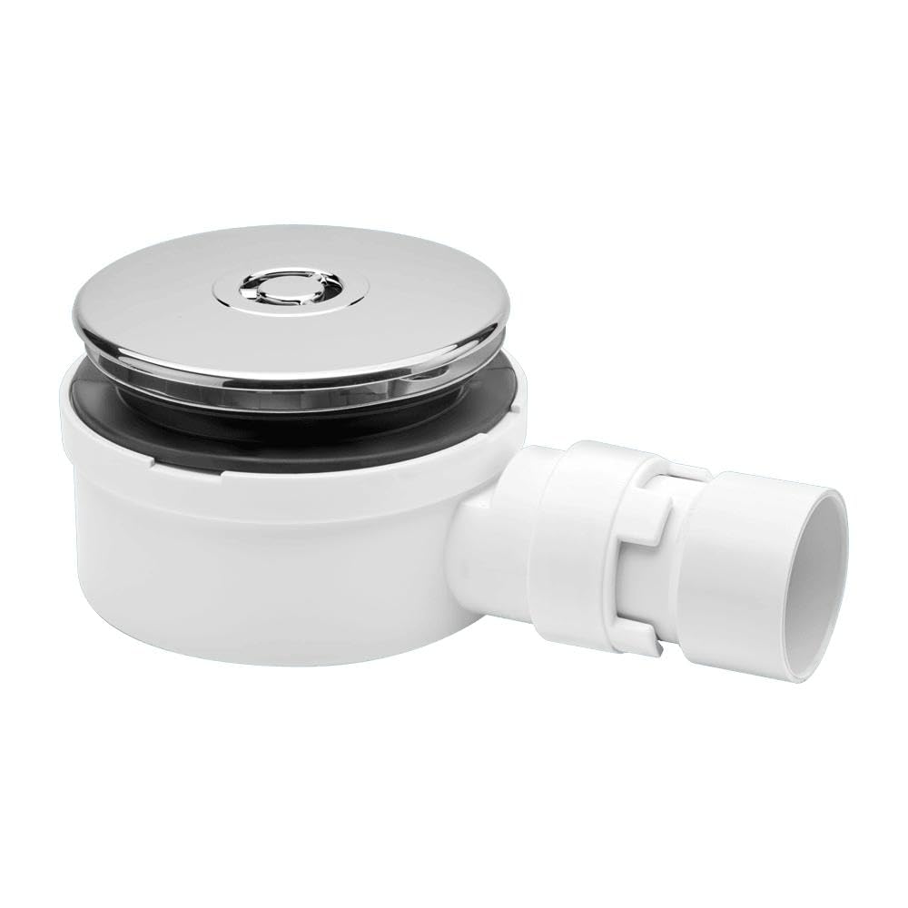 90mm x 25mm Water Seal Slim Shower Trap with 11/2" Solvent Weld Outlet