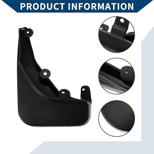 Image of Mud Flaps Splash Guards W /Mount Accessories for Mercedes-Benz E Class Sport 2014-2015 Front and Rear Mud Guards 1 Set