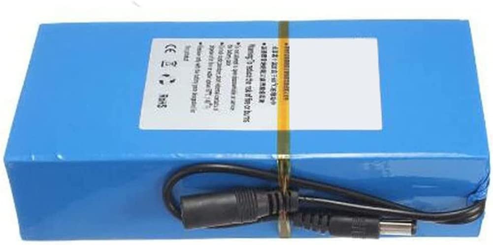 Batería de Litio recargable de 12 V CC y 20 Ah, batería de Litio portátil para equipos de 12 V, con cargador (2 unidades)