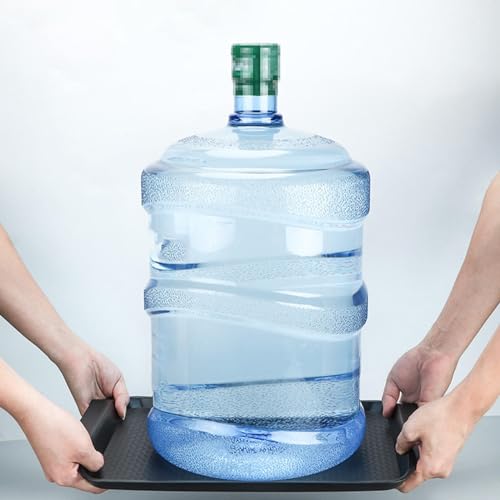 Bandeja para botas y solución contra suelos sucios con este pack de plástico marrón 5