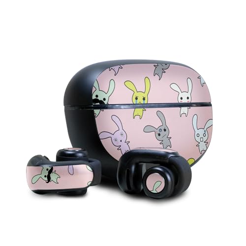 Image of Skin Compatible with Bose Ultra Open Earbuds - Bunny Bunches - Premium 3M Vinyl Protective Wrap Decal Cover - Easy to Apply | Crafted in The USA by MightySkins