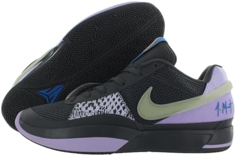 Nike Tênis de basquete masculino Yes 1, Cinza ferro/flor lilás