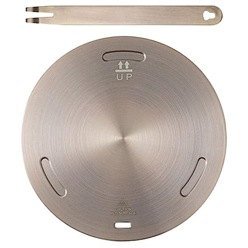 Kichvoe 1set Gas Stove Heat Diffuser Plate Cooking Adapter for Gas and Electric Stoves Easy to Induction Cooktops and Efficient Cooking