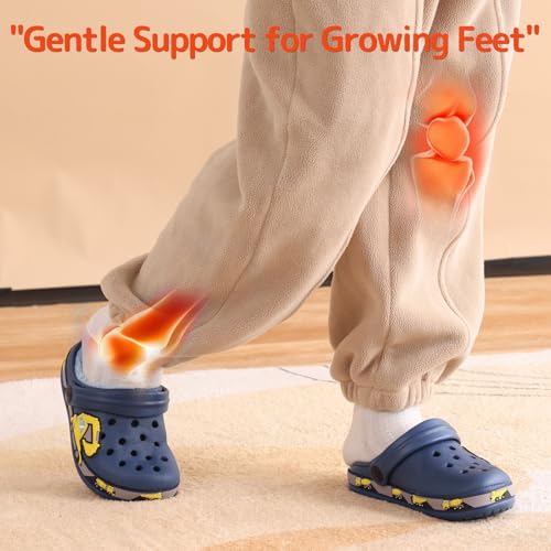 Image of Kids Clogs for Boys Girls Lightweight Slip-On Sandals Water Shoes Beach Pool Slippers for Toddler /Little Kid