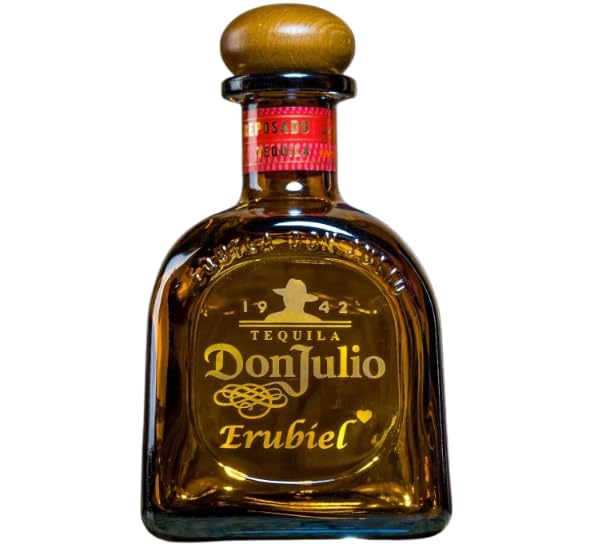 Don Julio Reposado Tequila Personalized Engraved EMPTY Bottle/Decanter (Compatible replacement for Don Julio bottle)