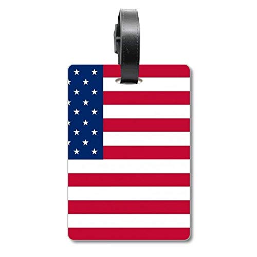 Étiquette bagage drapeau américain anti perte de valise