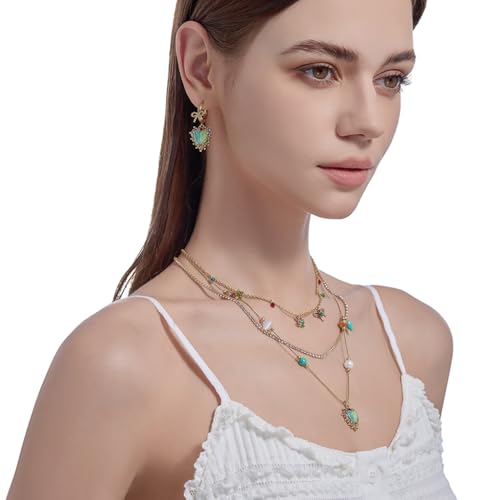 Vintage Sweet Bow Earrings - Geometric Heart-Shaped Dangle Earrings for Women - Stylish Women's Jewelry - M29644