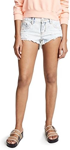 One Teaspoon Women's Classic Bonita Shorts, Classic, Blue, 26